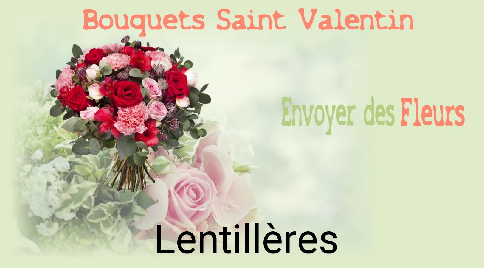 Roses de Saint-Valentin livrées à Lentillères